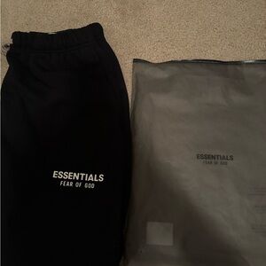 Fear of God Essentials Black Apparel